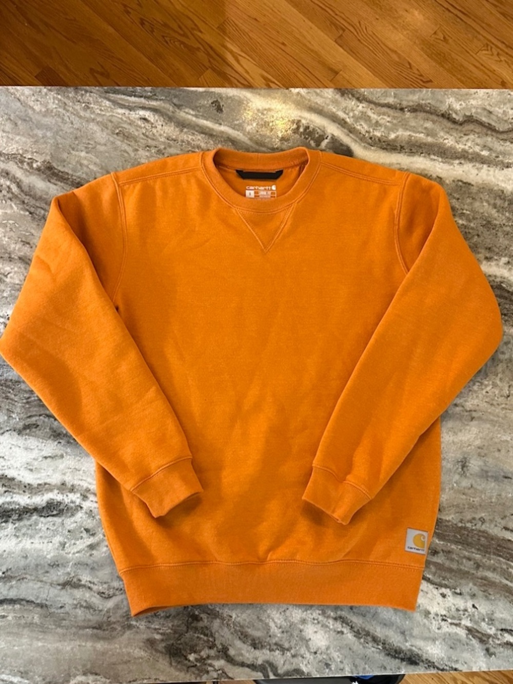 New Carhartt loose fit Sweater Men's Small in Orange